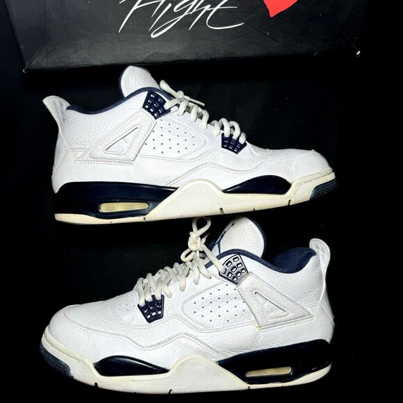 Size 11.5 - Nike Air Jordan 4 Retro LS Columbia 2015 Men's Shoes - Picture 3 of 9